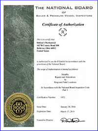 NB R Stamp Certificate