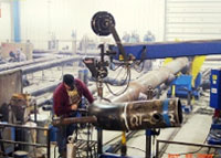 industrial process and power pipe